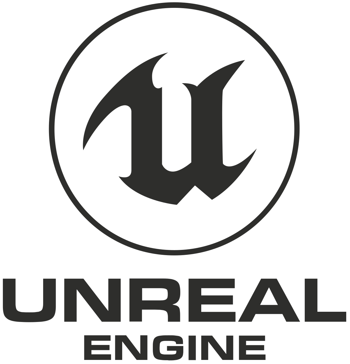 Logo du logiciel Unreal Engine.
