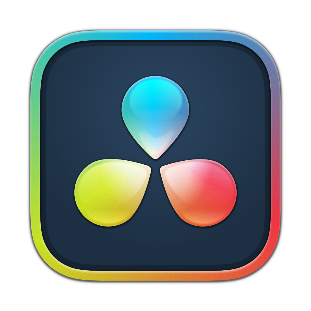 Logo de DaVinci Resolve, logiciel professionnel d'étalonnage et de montage vidéo enseigné chez Formalisa.