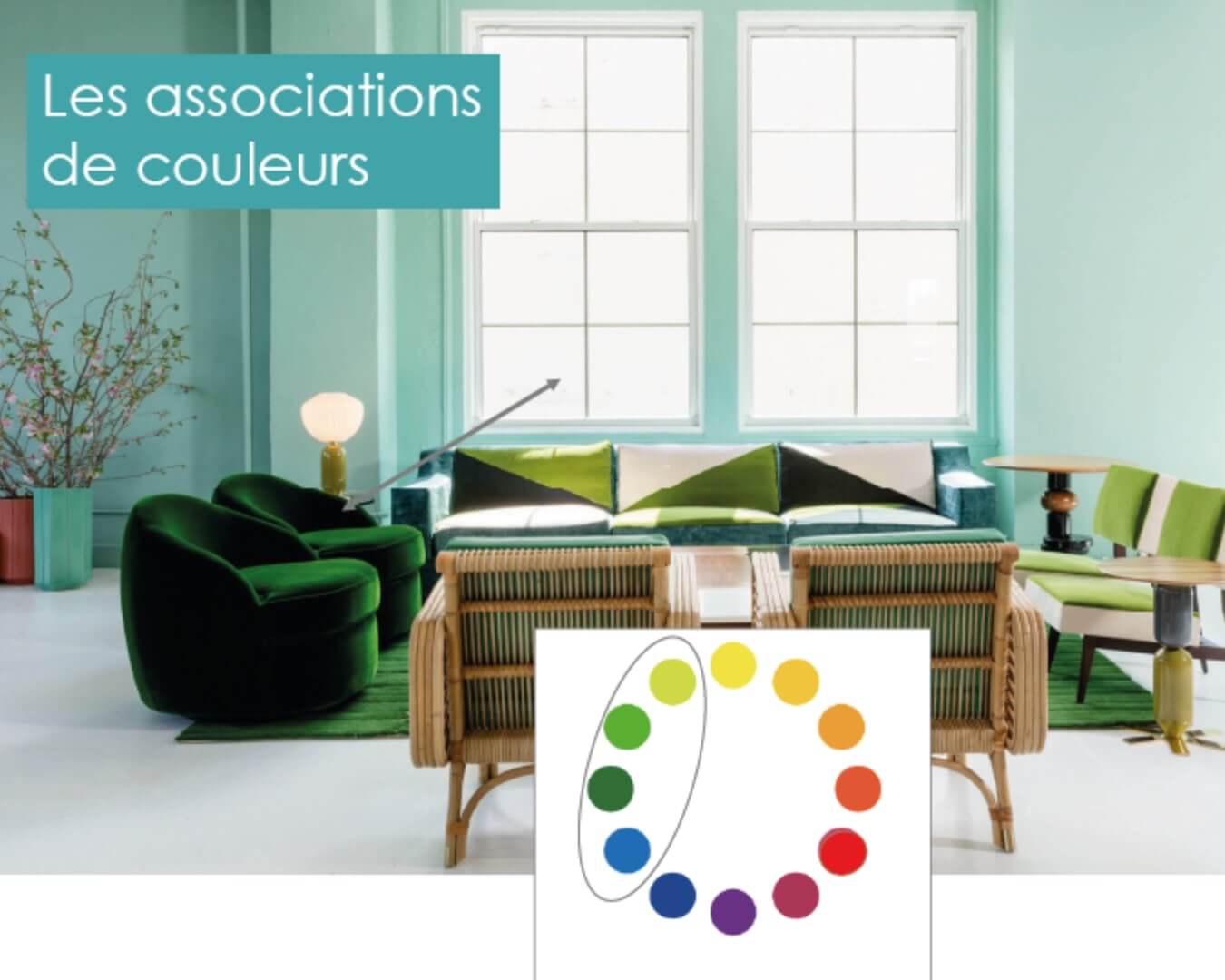 Image illustrant les formations sur l'harmonisation des palettes de couleurs et la conception de carnets de tendance
