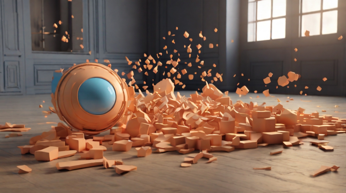 Motion design Logo blender animé en motion design