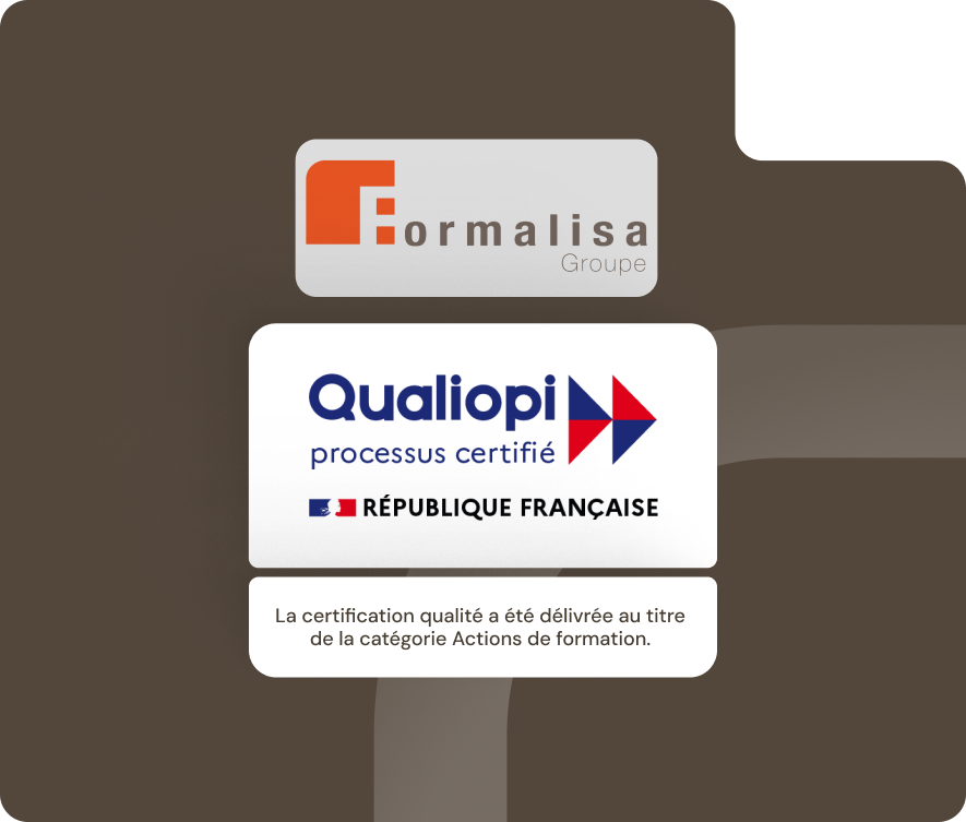 Formalisa, organisme certifié Qualiopi Logo de la certification Qualiopi de Formalisa