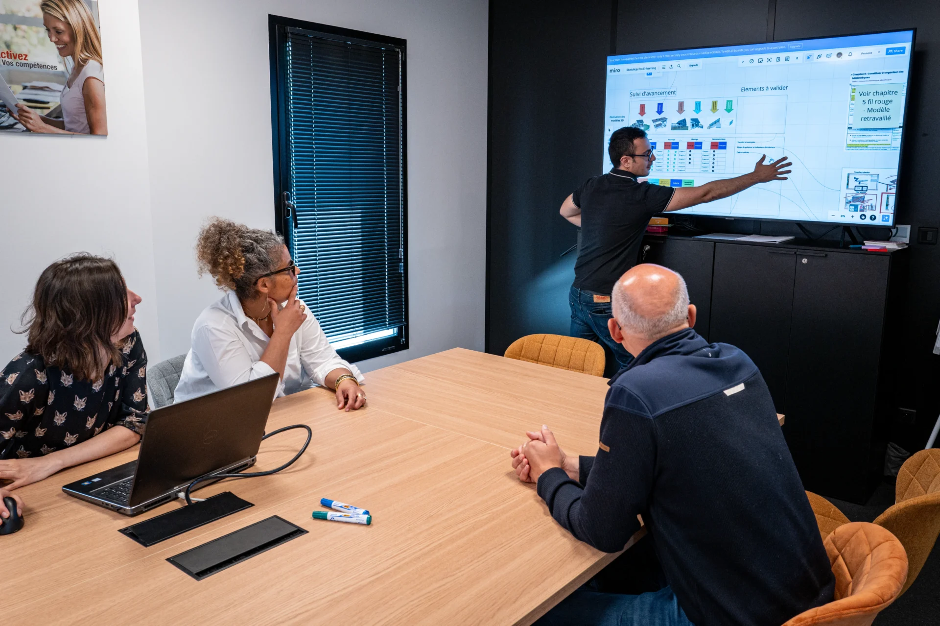 Formation en pédagogie digitale – utilisation d’outils numériques pour animer une session.