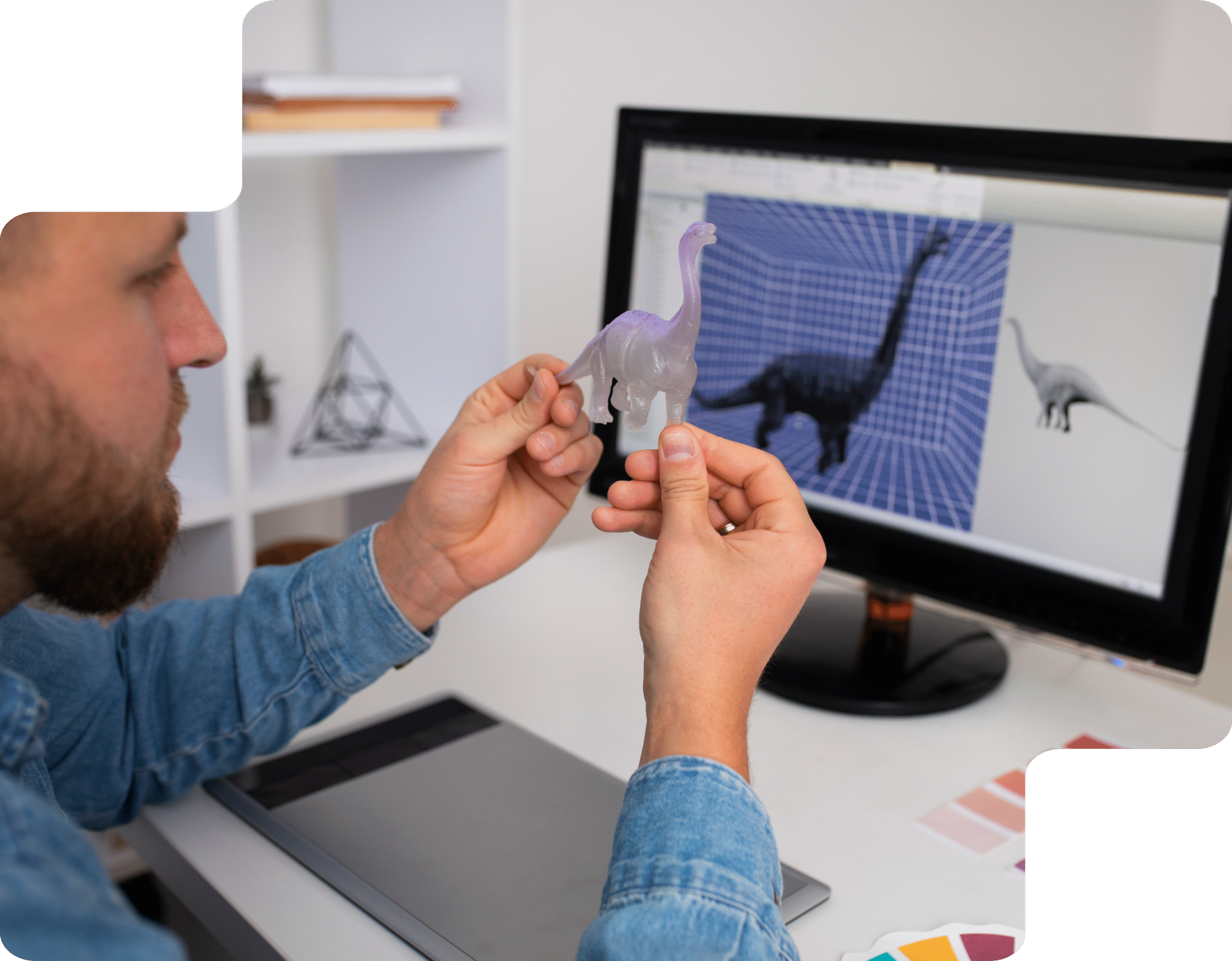 Création d’un modèle 3D de dinosaure pour impression 3D à l’aide d’un logiciel de modélisation