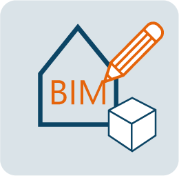 Illustration d’un modèle 3D de bâtiment symbolisant la démarche BIM