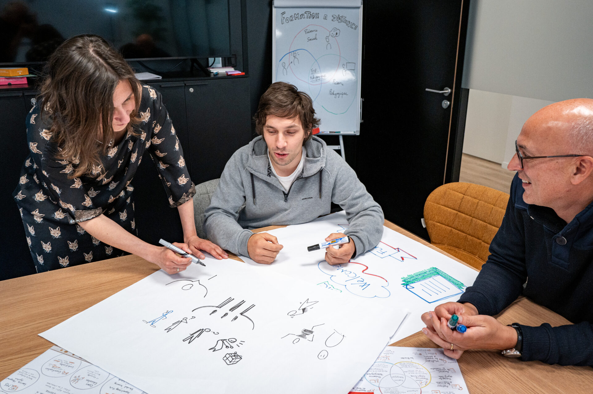 Apprentissage collaboratif en neuroéducation avec une approche visuelle et interactive