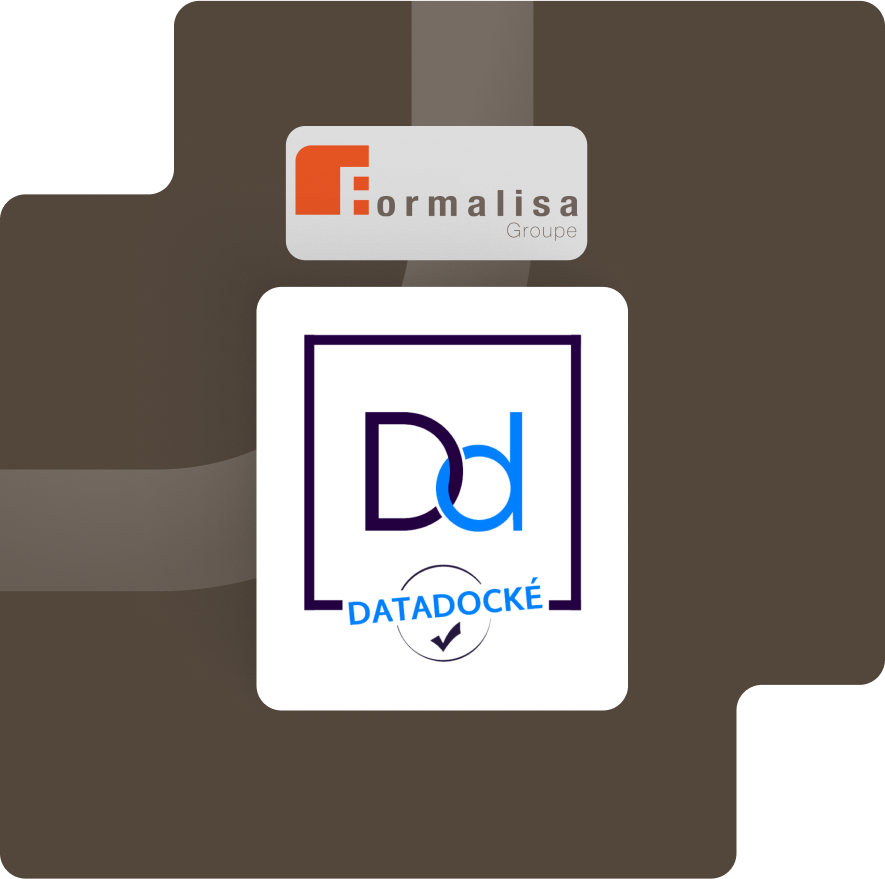 Formalisa, organisme référencé Datadock Logo Datadock, certification qualité des formations