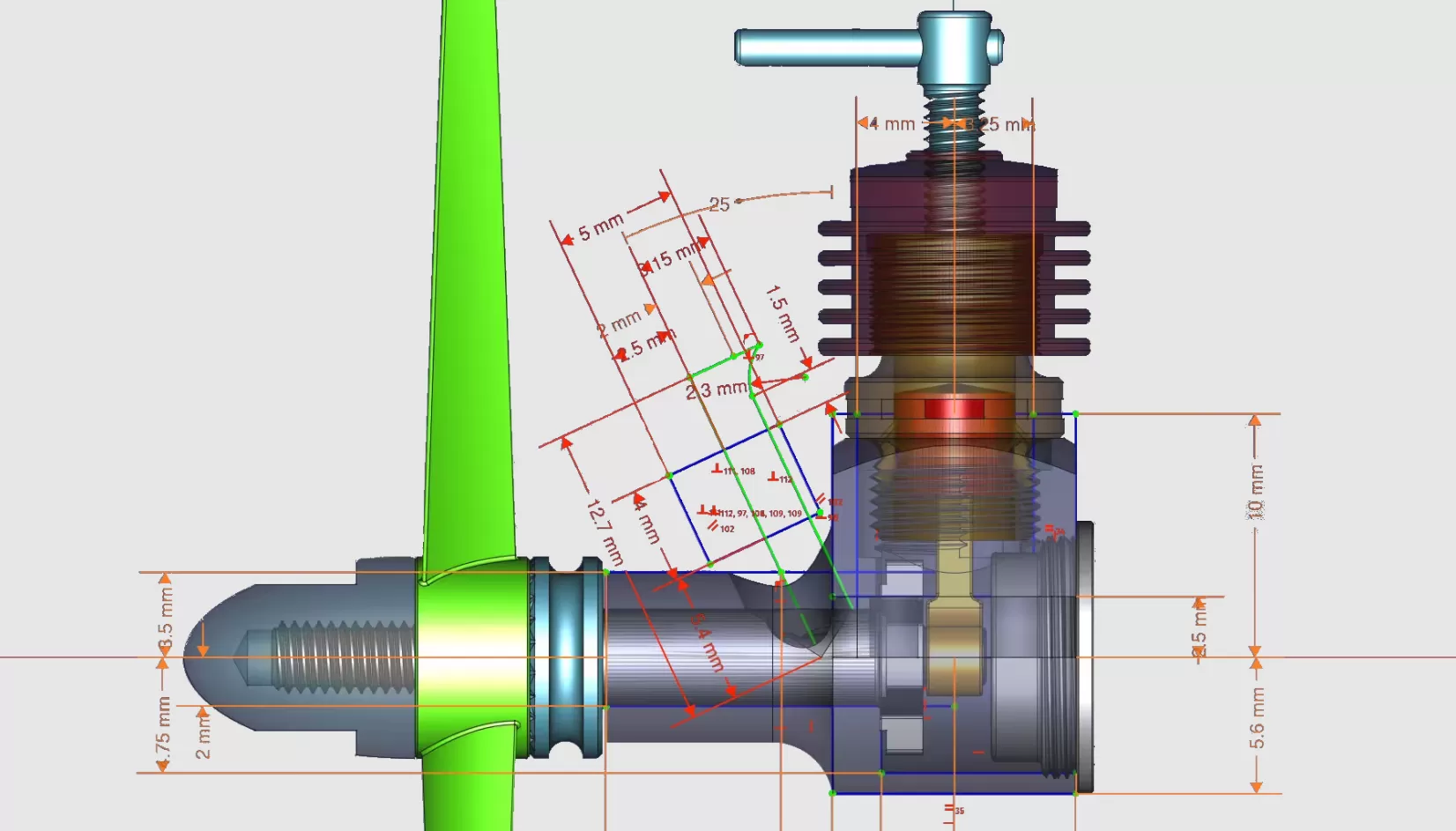 Modélisation paramétrique d’un assemblage mécanique avec cotations réalisée sur FreeCAD pour la conception 3D et la fabrication numérique