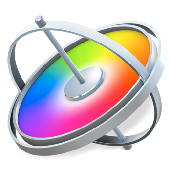 Logo officiel du logiciel Apple Motion pour la création d’animations et d’effets visuels